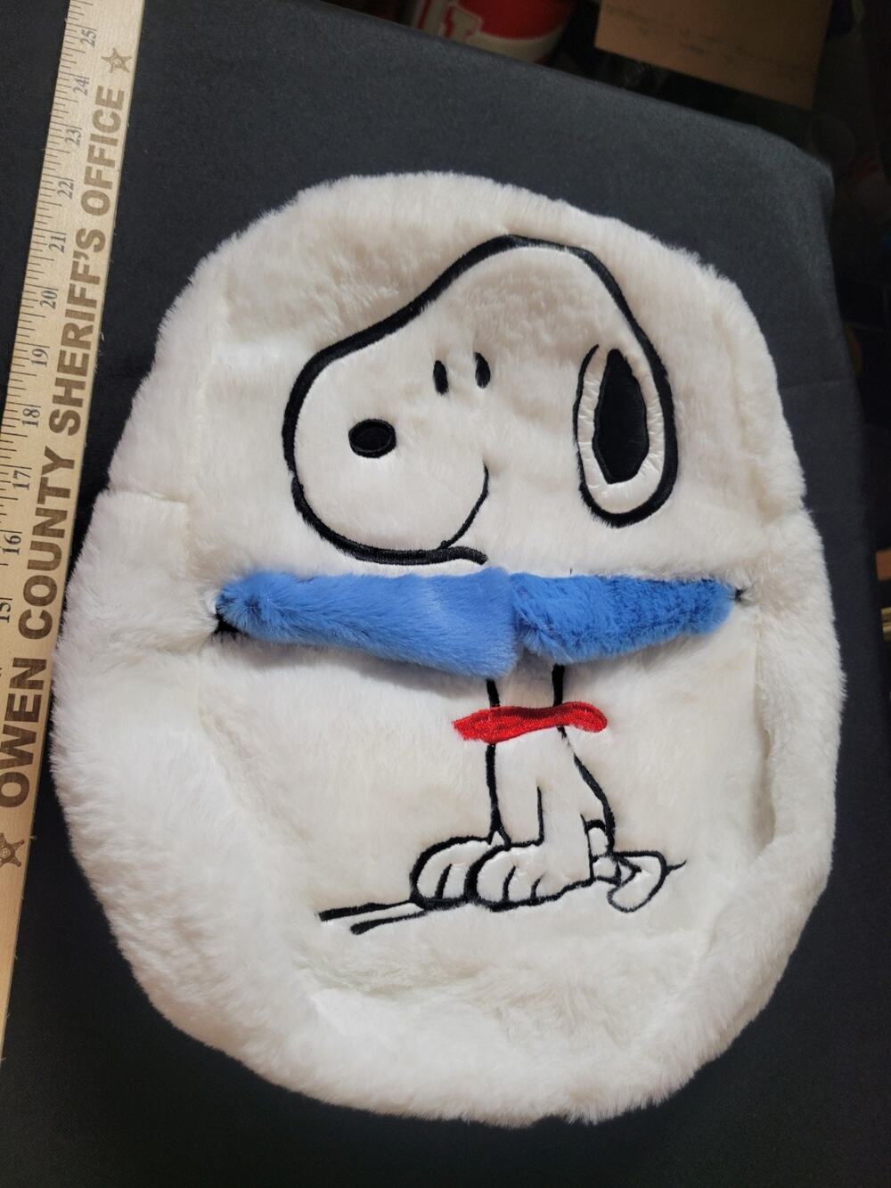 Snoopy Backpack Soft Super Fuzzy Bag New No Tags